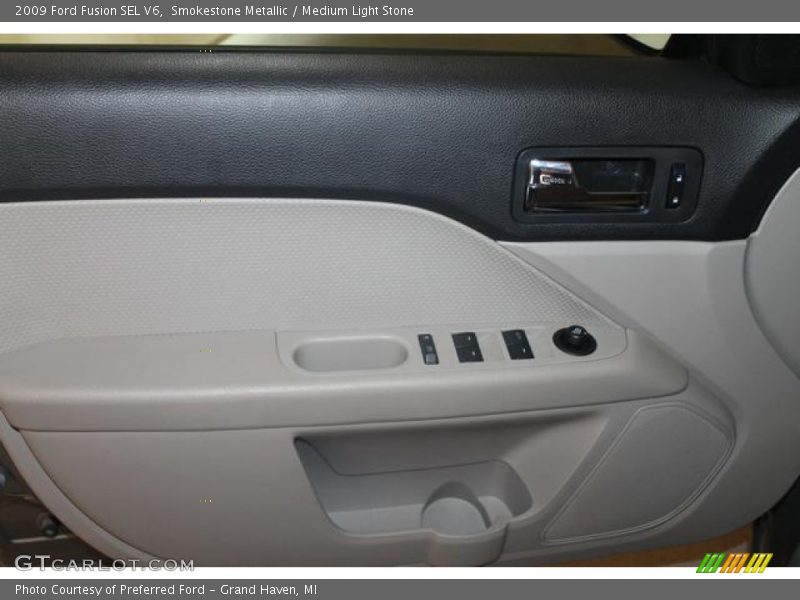 Smokestone Metallic / Medium Light Stone 2009 Ford Fusion SEL V6