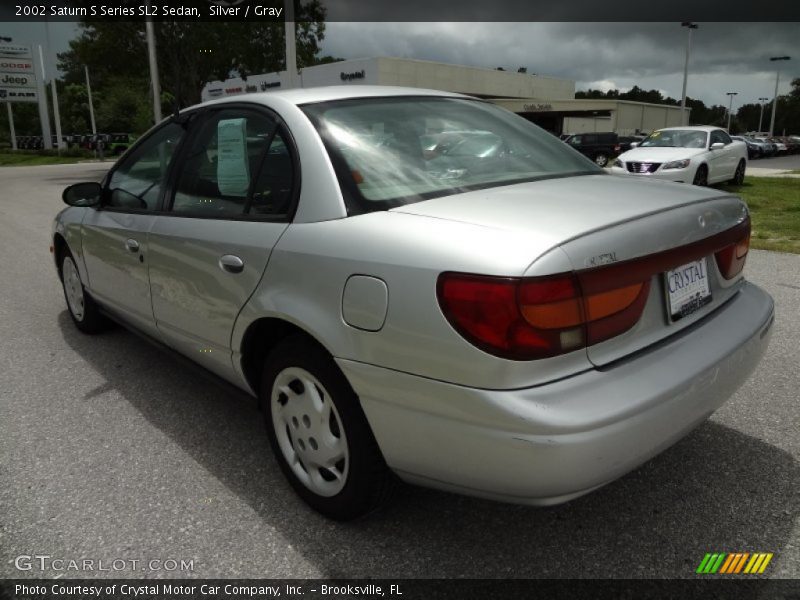 Silver / Gray 2002 Saturn S Series SL2 Sedan