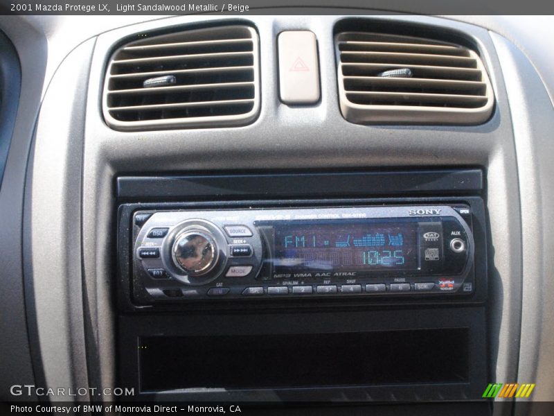 Light Sandalwood Metallic / Beige 2001 Mazda Protege LX