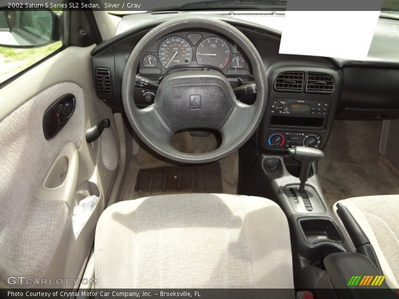 Silver / Gray 2002 Saturn S Series SL2 Sedan