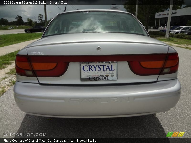 Silver / Gray 2002 Saturn S Series SL2 Sedan