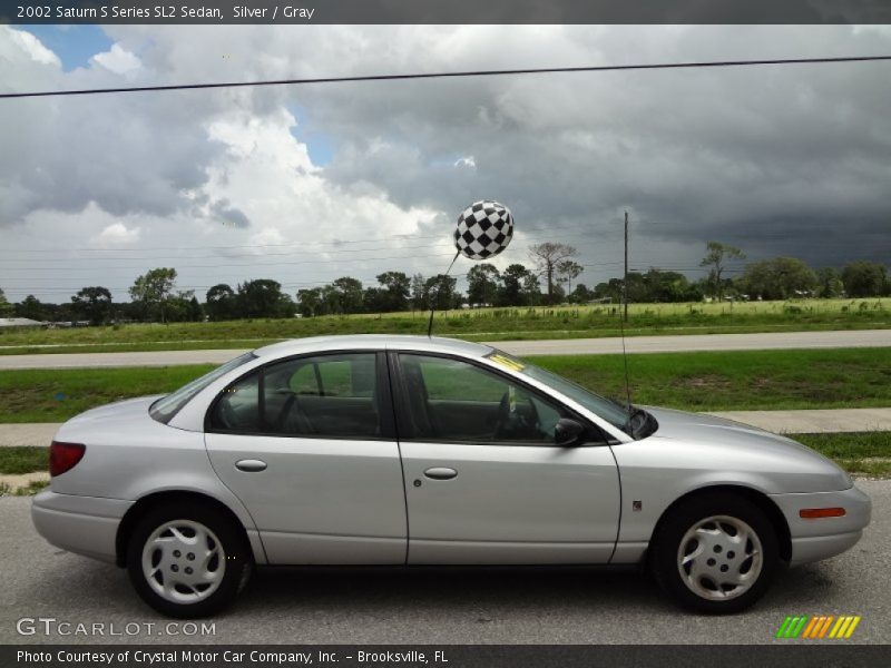 Silver / Gray 2002 Saturn S Series SL2 Sedan