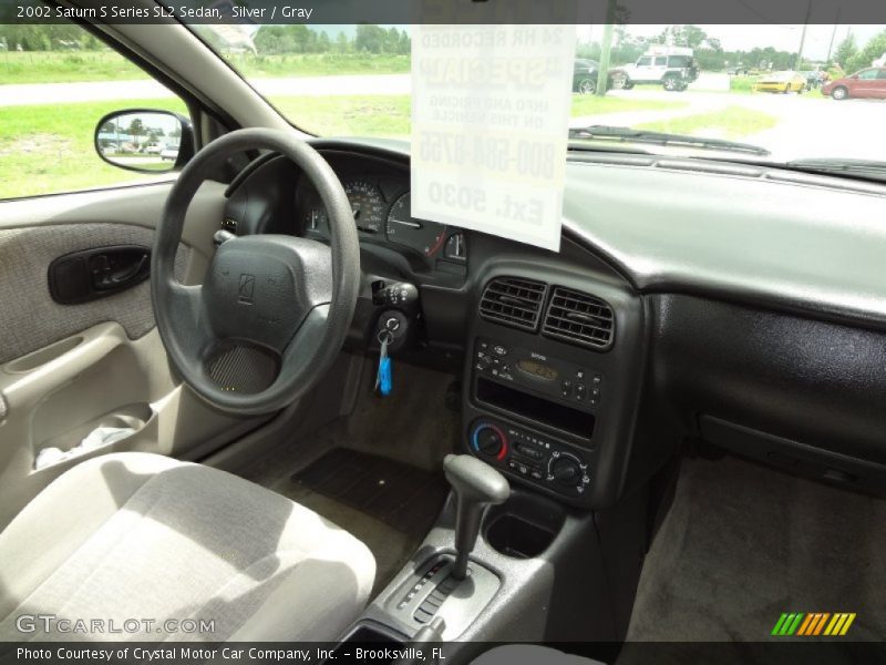 Silver / Gray 2002 Saturn S Series SL2 Sedan