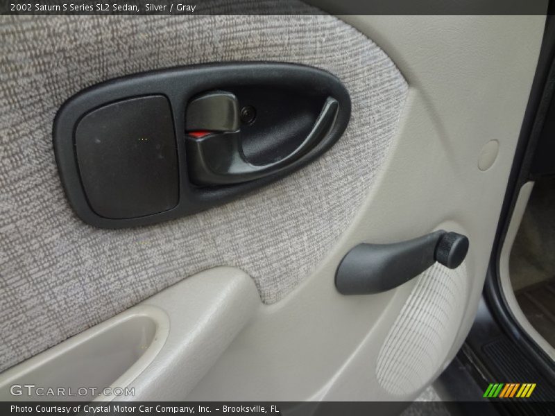 Silver / Gray 2002 Saturn S Series SL2 Sedan