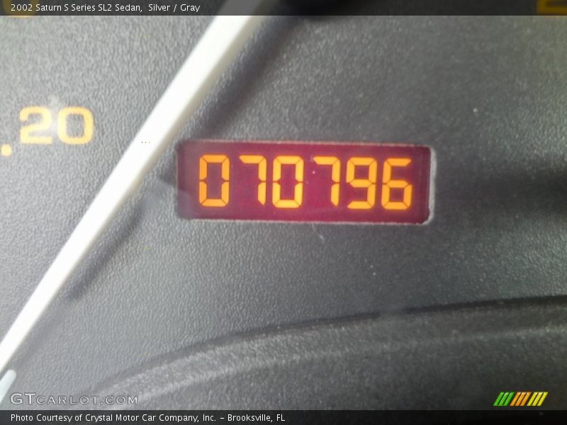 Silver / Gray 2002 Saturn S Series SL2 Sedan