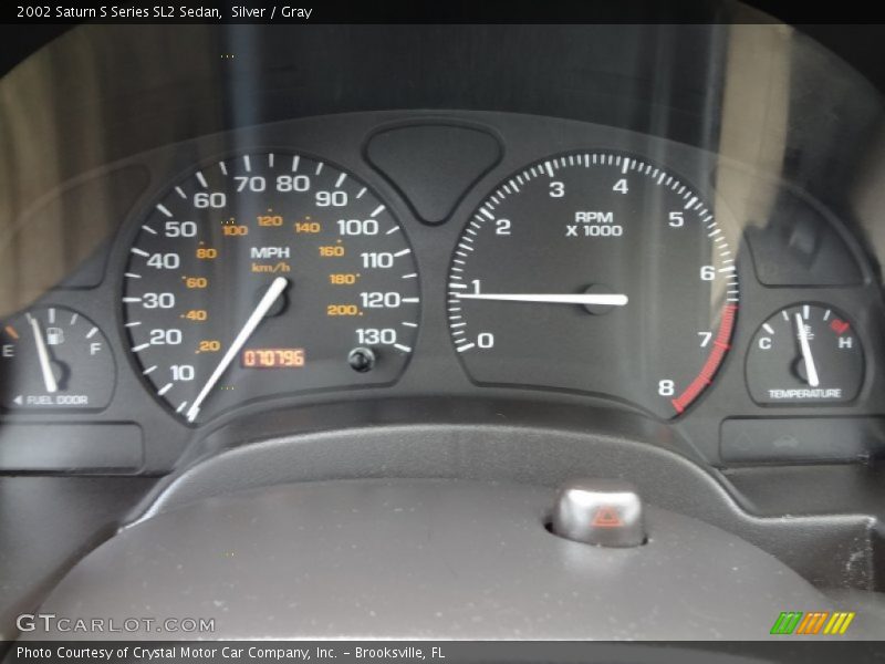 Silver / Gray 2002 Saturn S Series SL2 Sedan