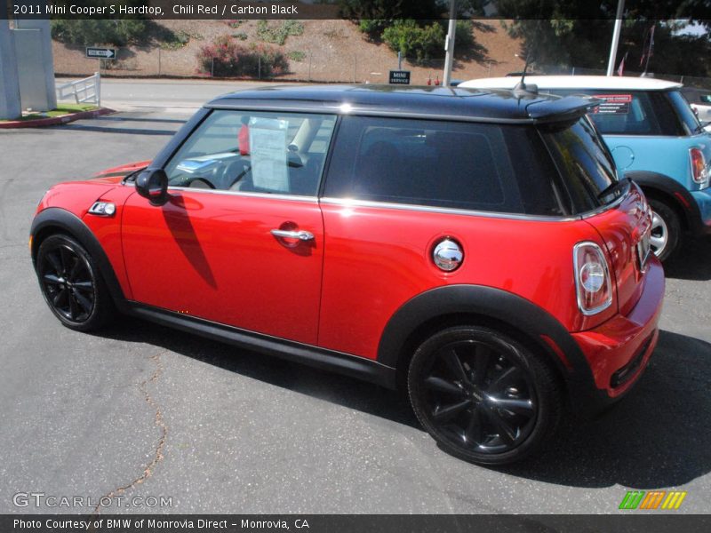 Chili Red / Carbon Black 2011 Mini Cooper S Hardtop