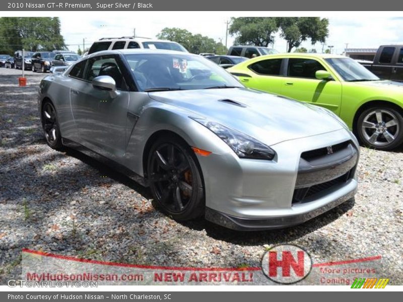 Super Silver / Black 2010 Nissan GT-R Premium