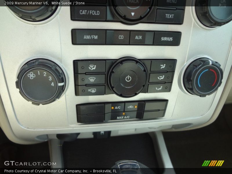 Controls of 2009 Mariner V6