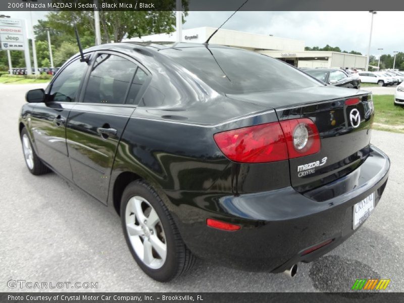Black Mica / Black 2006 Mazda MAZDA3 i Sedan