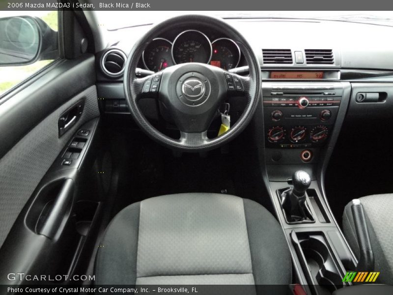Dashboard of 2006 MAZDA3 i Sedan