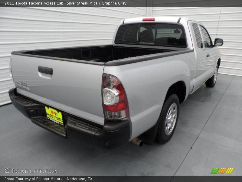 Silver Streak Mica / Graphite Gray 2011 Toyota Tacoma Access Cab