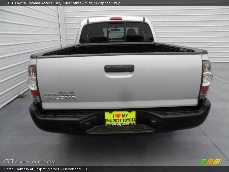 Silver Streak Mica / Graphite Gray 2011 Toyota Tacoma Access Cab