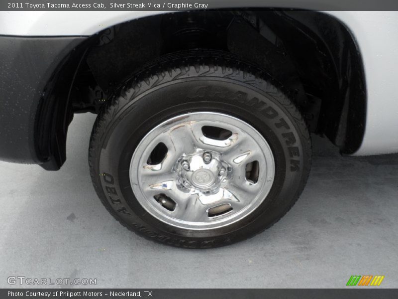 Silver Streak Mica / Graphite Gray 2011 Toyota Tacoma Access Cab