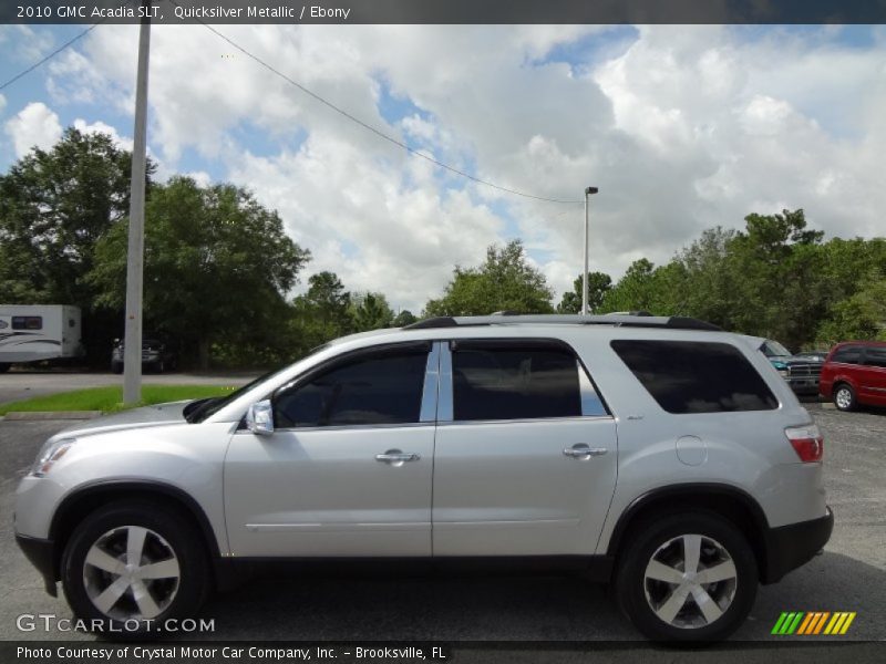 Quicksilver Metallic / Ebony 2010 GMC Acadia SLT