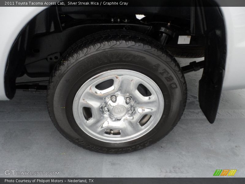 Silver Streak Mica / Graphite Gray 2011 Toyota Tacoma Access Cab