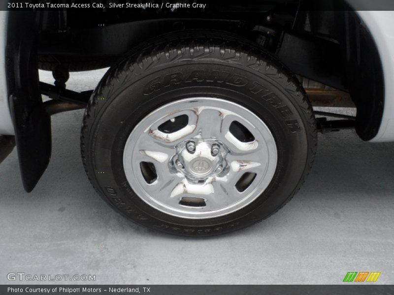 Silver Streak Mica / Graphite Gray 2011 Toyota Tacoma Access Cab