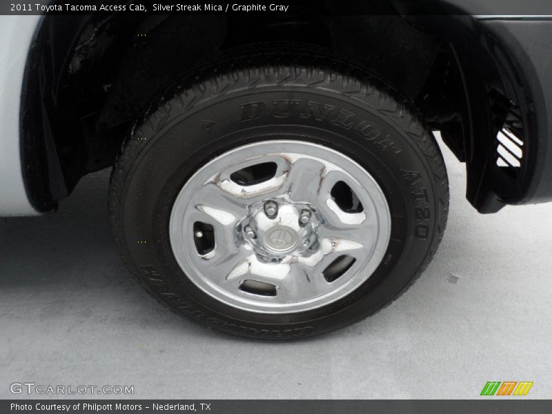Silver Streak Mica / Graphite Gray 2011 Toyota Tacoma Access Cab