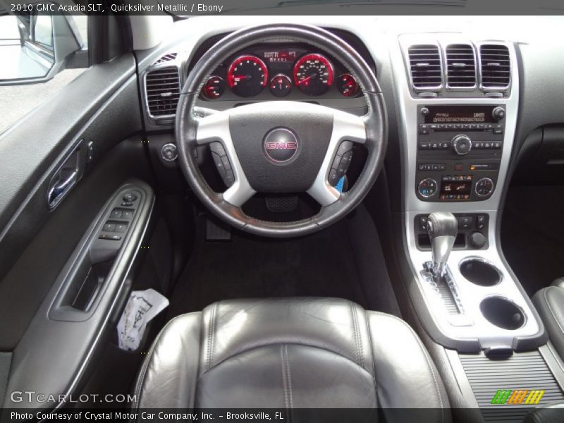 Quicksilver Metallic / Ebony 2010 GMC Acadia SLT