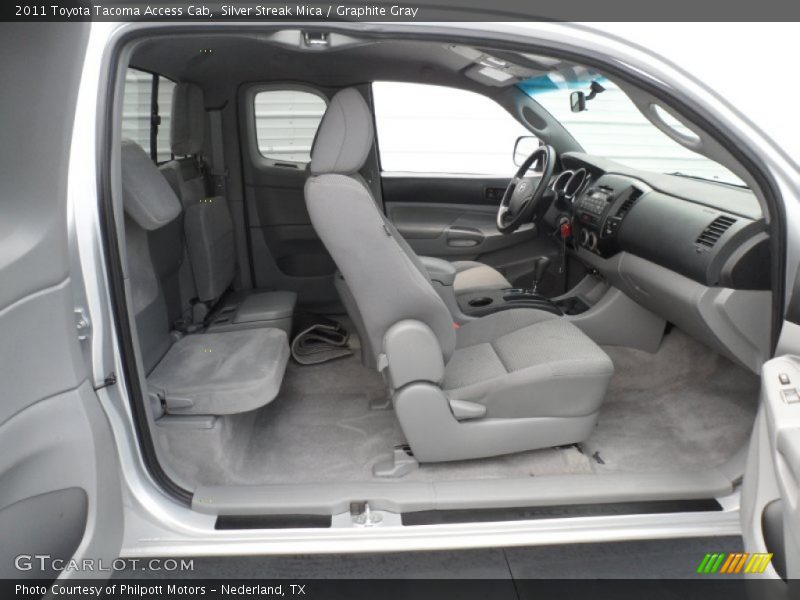 Silver Streak Mica / Graphite Gray 2011 Toyota Tacoma Access Cab