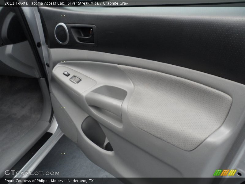 Silver Streak Mica / Graphite Gray 2011 Toyota Tacoma Access Cab