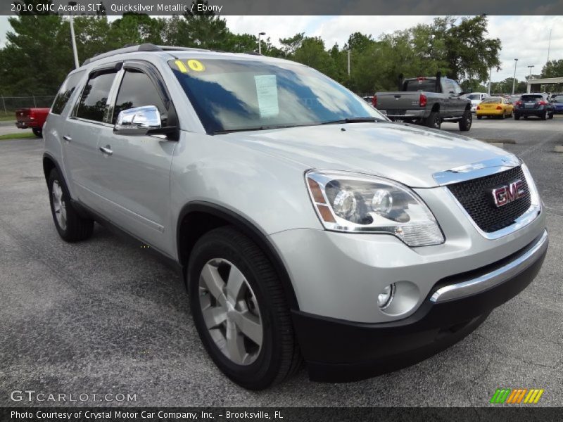 Quicksilver Metallic / Ebony 2010 GMC Acadia SLT