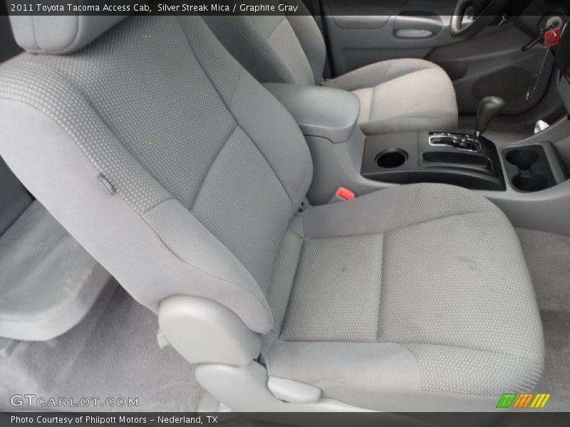 Silver Streak Mica / Graphite Gray 2011 Toyota Tacoma Access Cab