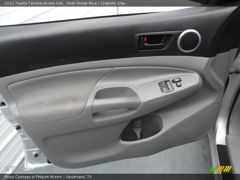 Silver Streak Mica / Graphite Gray 2011 Toyota Tacoma Access Cab