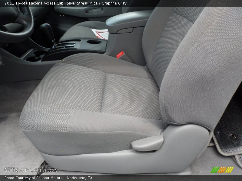 Silver Streak Mica / Graphite Gray 2011 Toyota Tacoma Access Cab