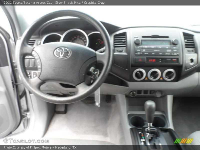 Silver Streak Mica / Graphite Gray 2011 Toyota Tacoma Access Cab