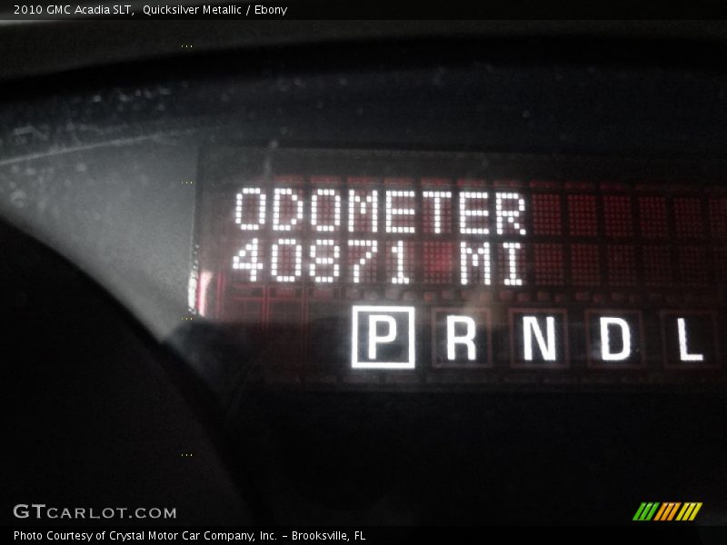 Quicksilver Metallic / Ebony 2010 GMC Acadia SLT