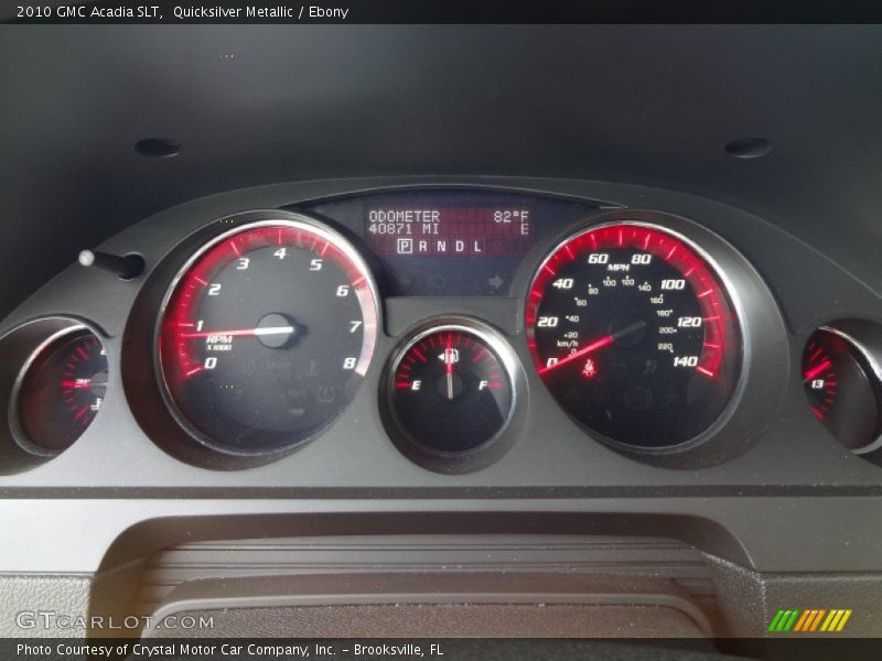 Quicksilver Metallic / Ebony 2010 GMC Acadia SLT
