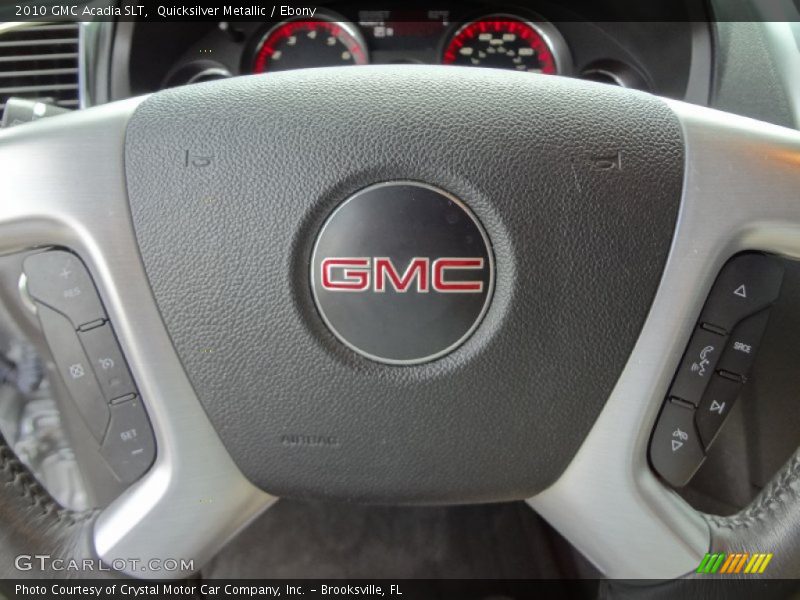 Quicksilver Metallic / Ebony 2010 GMC Acadia SLT