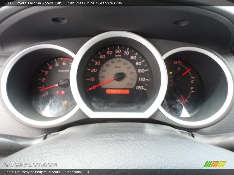 Silver Streak Mica / Graphite Gray 2011 Toyota Tacoma Access Cab