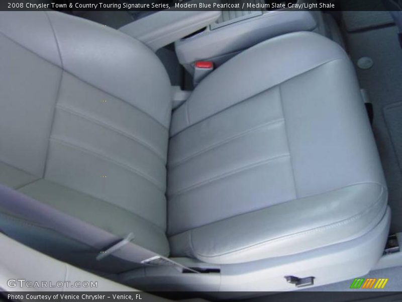 Modern Blue Pearlcoat / Medium Slate Gray/Light Shale 2008 Chrysler Town & Country Touring Signature Series