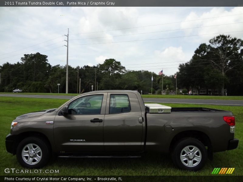Pyrite Mica / Graphite Gray 2011 Toyota Tundra Double Cab
