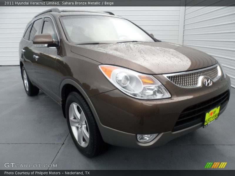 Sahara Bronze Metallic / Beige 2011 Hyundai Veracruz Limited