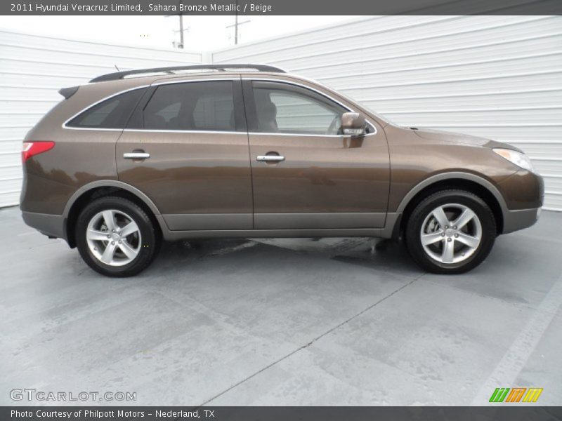 Sahara Bronze Metallic / Beige 2011 Hyundai Veracruz Limited