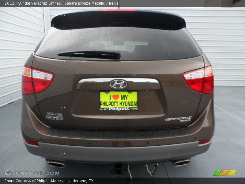 Sahara Bronze Metallic / Beige 2011 Hyundai Veracruz Limited