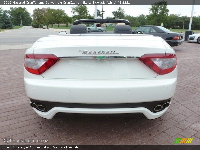 Bianco Eldorado (White) / Sabbia 2012 Maserati GranTurismo Convertible GranCabrio