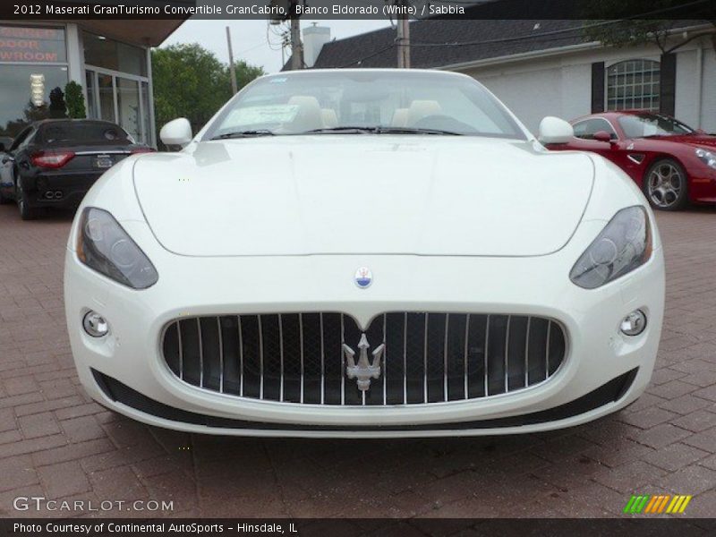 Bianco Eldorado (White) / Sabbia 2012 Maserati GranTurismo Convertible GranCabrio