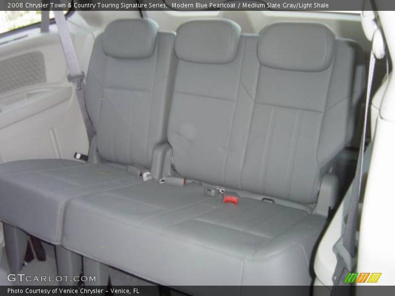 Modern Blue Pearlcoat / Medium Slate Gray/Light Shale 2008 Chrysler Town & Country Touring Signature Series
