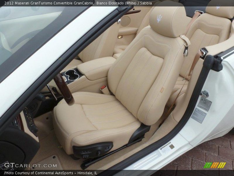  2012 GranTurismo Convertible GranCabrio Sabbia Interior