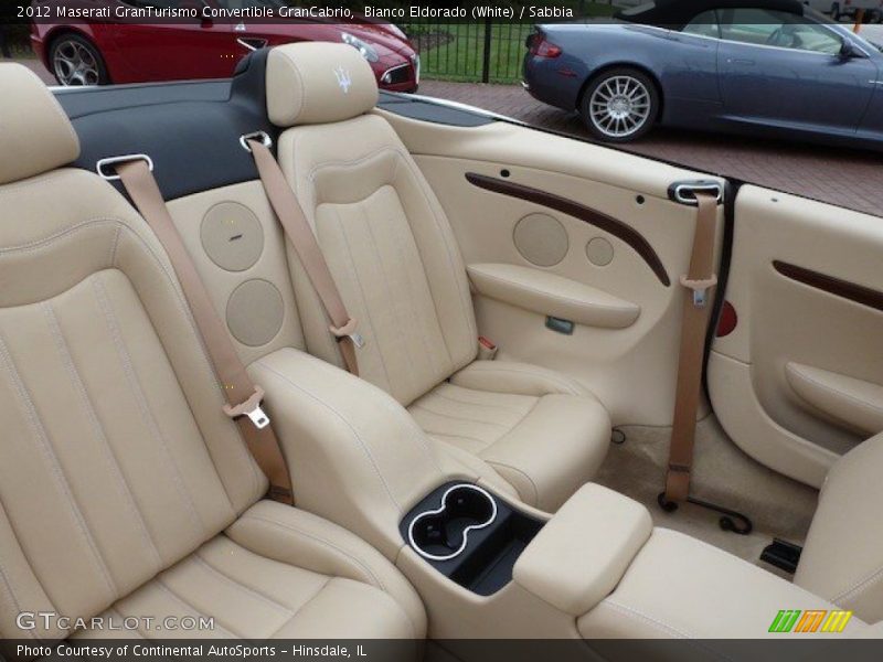 Rear Seat of 2012 GranTurismo Convertible GranCabrio