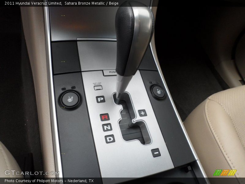 Sahara Bronze Metallic / Beige 2011 Hyundai Veracruz Limited