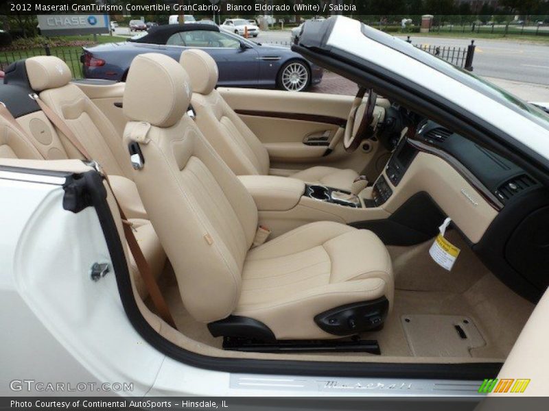 Front Seat of 2012 GranTurismo Convertible GranCabrio