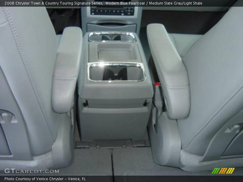 Modern Blue Pearlcoat / Medium Slate Gray/Light Shale 2008 Chrysler Town & Country Touring Signature Series