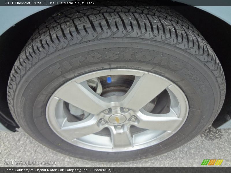 Ice Blue Metallic / Jet Black 2011 Chevrolet Cruze LT