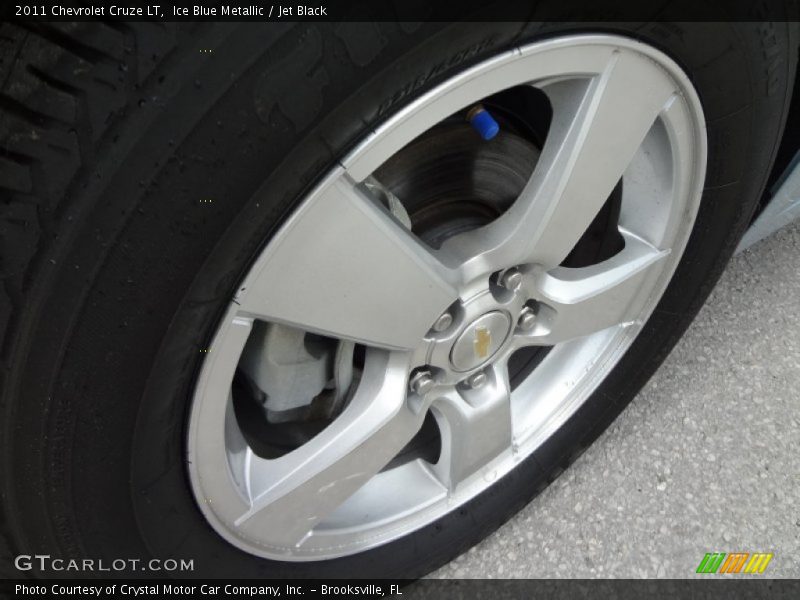 Ice Blue Metallic / Jet Black 2011 Chevrolet Cruze LT