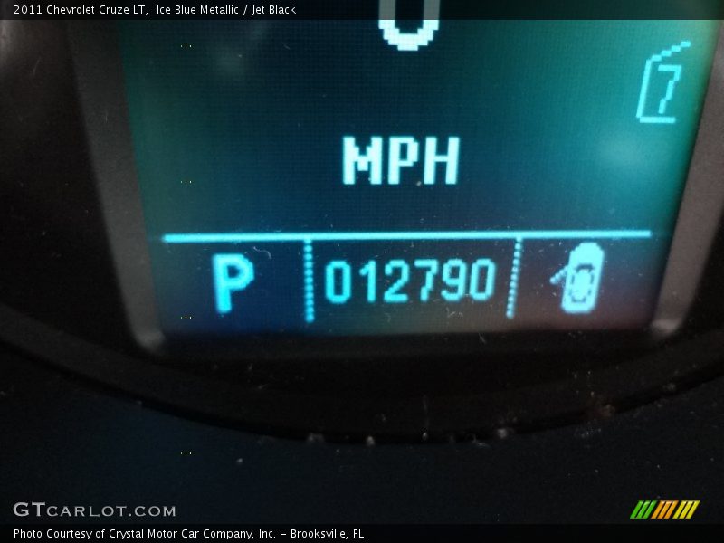 Ice Blue Metallic / Jet Black 2011 Chevrolet Cruze LT